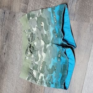 Justice Camo Shorts Size 8R
